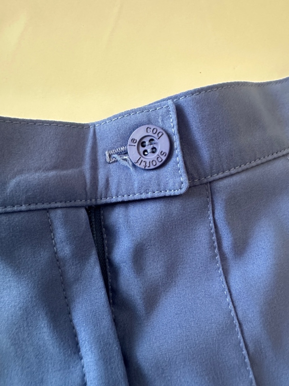 Le Coq Sportif Vintage Royal Blue SZ 4 Skater Pleated Tenniscore Skirt - Picture 5 of 6